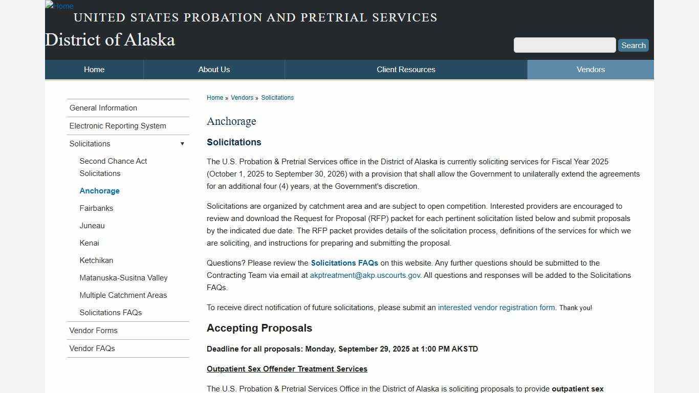 Anchorage District of Alaska