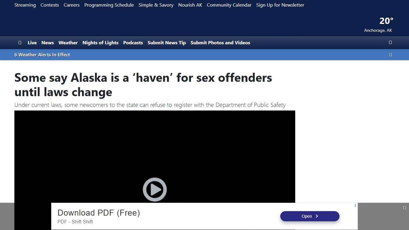 Some say Alaska is a ‘haven’ for sex offenders until laws change